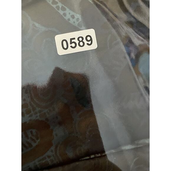 ELECTRIC Peacock Skirt Axcess Liz Claiborne Size 4 Pleated Artsy Forest Fairy - Picture 9 of 9